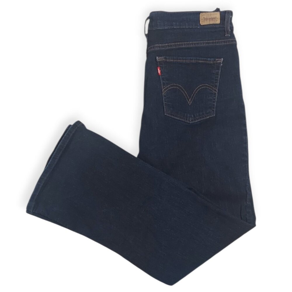 Levi’s 512 Perfectly Slimming Bootcut Jeans Women 16M Stretch Denim Classic